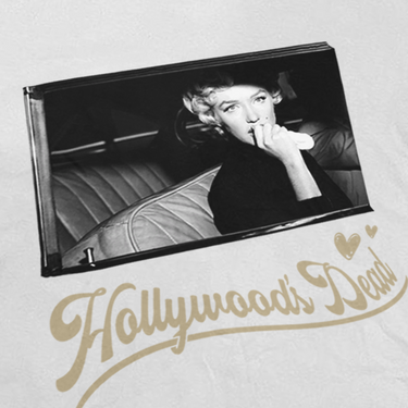 'HOLLYWOOD'S DEAD' HEAVYWEIGHT WHITE T-SHIRT