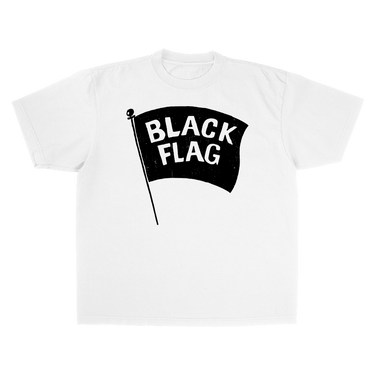 BLACK FLAG BUG KILLER HEAVY WEIGHT WHITE T-SHIRT