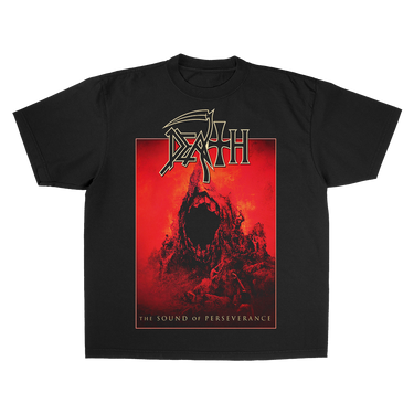 DEATH THE SOUND OF PERSEVERANCE BLACK HEAVY WEIGHT T-SHIRT